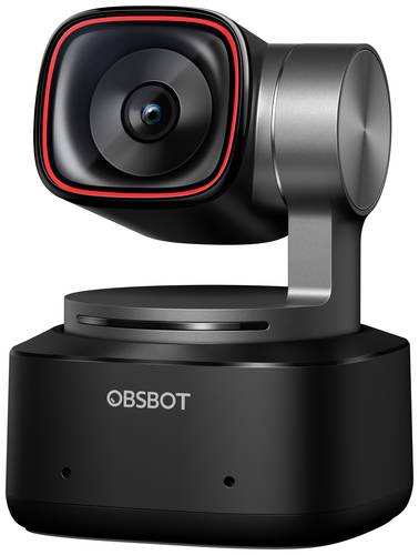 Obsbot Tiny 2 PTZ 4K-Webcam 3840 x 2160 Pixel Schnelles Auto-Tracking per AI, Standfuß von Obsbot