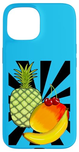 Obst 90er Früchte Frucht Retro 80er Vintage Old school Hülle für iPhone 15 von Obst Früchte Frucht