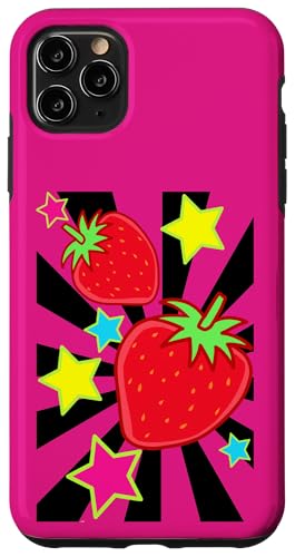 Retro 80er Erdbeeren Erdbeere Vintage 90er Obst Sommerzeit Hülle für iPhone 11 Pro Max Retro 80er Erdbeeren Erdbeere Vintage 90er Obst Sommerzeit Hülle für iPhone 11 Pro Max von Obst Früchte Frucht
