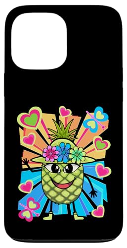 Retro Obst Früchte Vintage Sommerzeit Ananas lustig Sommer Hülle für iPhone 13 Pro Max Retro Obst Früchte Vintage Sommerzeit Ananas lustig Sommer Hülle für iPhone 13 Pro Max von Obst Früchte Frucht