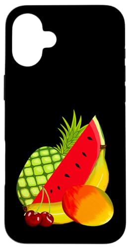 Sommer Früchte exotisch Obst Sommerzeit Kinder Kind Koch Hülle für iPhone 16 Plus von Obst Früchte Frucht