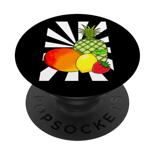 Sommer Obst Früchte Frucht exotisch Sommerzeit Teenie Retro PopSockets Klebender PopGrip Sommer Obst Früchte Frucht exotisch Sommerzeit Teenie Retro PopSockets Klebender PopGrip von Obst Früchte Frucht