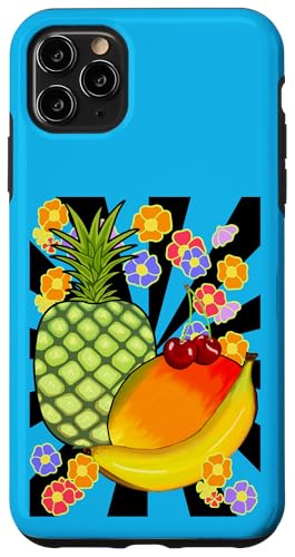 Vintage 80er 90er Obst Früchte Frucht Sommer exotisch Retro Hülle für iPhone 11 Pro Max von Obst Früchte Frucht
