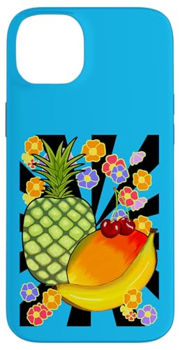 Vintage 80er 90er Obst Früchte Frucht Sommer exotisch Retro Hülle für iPhone 14 Plus von Obst Früchte Frucht