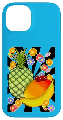 Vintage 80er 90er Obst Früchte Frucht Sommer exotisch Retro Hülle für iPhone 14 von Obst Früchte Frucht