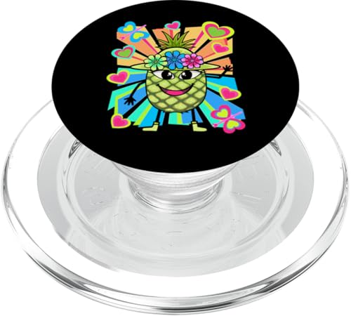 süße Ananas Mädchen Retro 80er Kind Kinder Obst Früchte 90er PopSockets PopGrip für MagSafe süße Ananas Mädchen Retro 80er Kind Kinder Obst Früchte 90er PopSockets PopGrip für MagSafe von Obst Früchte Frucht