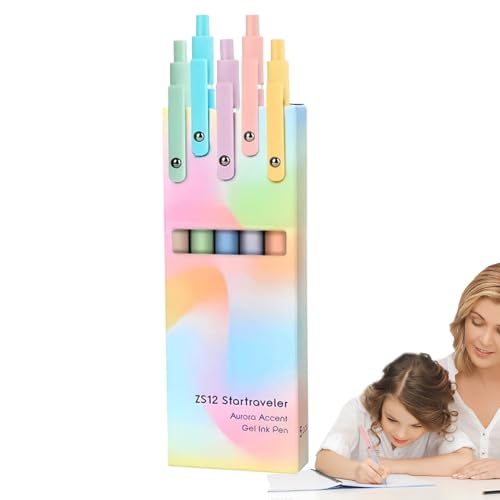 Ocastuted Push Up Neutralstift | Schreibstifte Für Notizen Mit Druckmechanik,Klickmechanismus Tintenroller Als Schulbedarf Für Familien, Kollegen, Lehrer & Schüler von Ocastuted