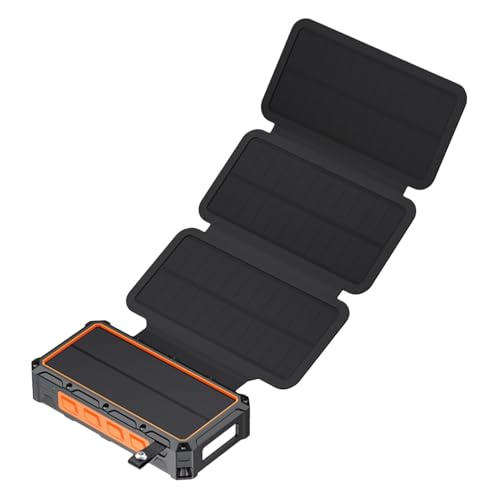 Ocastuted Solarladegerät Powerbank, Handy-Ladegerät Mit Integrierter Taschenlampe, Kabelloses Laden, SOS-Alarmfunktion Und Für Fahrradtouren Angeln Outdoor-Aktivitäten Ocastuted Solarladegerät Powerbank, Handy-Ladegerät Mit Integrierter Taschenlampe, Kabelloses Laden, SOS-Alarmfunktion Und Für Fahrradtouren Angeln Outdoor-Aktivitäten von Ocastuted