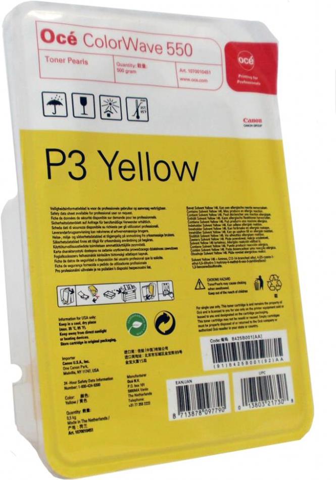 Océ P3 - 500 g - Gelb - Tonernachfüllung - für Océ C550 Océ P3 - 500 g - Gelb - Tonernachfüllung - für Océ C550 von Oce