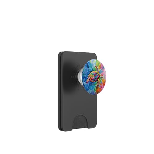 Batik-Aquarell Meeresschildkröte PopSockets PopWallet für MagSafe Batik-Aquarell Meeresschildkröte PopSockets PopWallet für MagSafe von Ocean Animals Sea Vacation