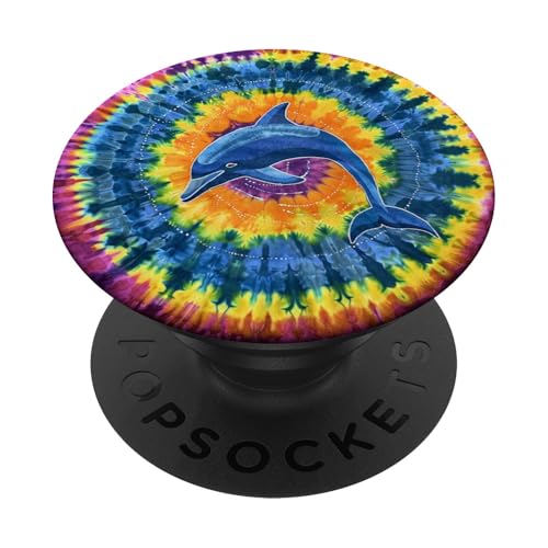 Batik-Delfin PopSockets Klebender PopGrip Batik-Delfin PopSockets Klebender PopGrip von Ocean Animals Sea Vacation