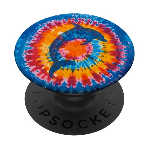 Batik-Delfin PopSockets Klebender PopGrip Batik-Delfin PopSockets Klebender PopGrip von Ocean Animals Sea Vacation