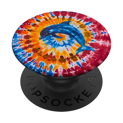 Batik-Delfin PopSockets Klebender PopGrip Batik-Delfin PopSockets Klebender PopGrip von Ocean Animals Sea Vacation