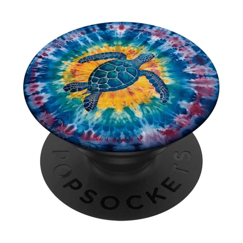 Batik-Meeresschildkröte PopSockets Klebender PopGrip Batik-Meeresschildkröte PopSockets Klebender PopGrip von Ocean Animals Sea Vacation