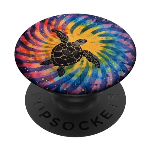 Batik-Meeresschildkröte PopSockets Klebender PopGrip von Ocean Animals Sea Vacation