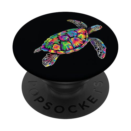 Batik-Meeresschildkröte PopSockets Klebender PopGrip Batik-Meeresschildkröte PopSockets Klebender PopGrip von Ocean Animals Sea Vacation