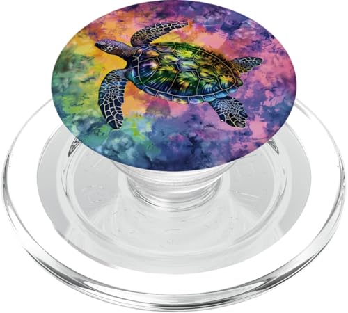 Batik-Meeresschildkröte PopSockets PopGrip für MagSafe Batik-Meeresschildkröte PopSockets PopGrip für MagSafe von Ocean Animals Sea Vacation
