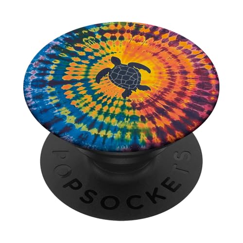 Batik-Tortuga mit Meeresschildkröte PopSockets Klebender PopGrip Batik-Tortuga mit Meeresschildkröte PopSockets Klebender PopGrip von Ocean Animals Sea Vacation