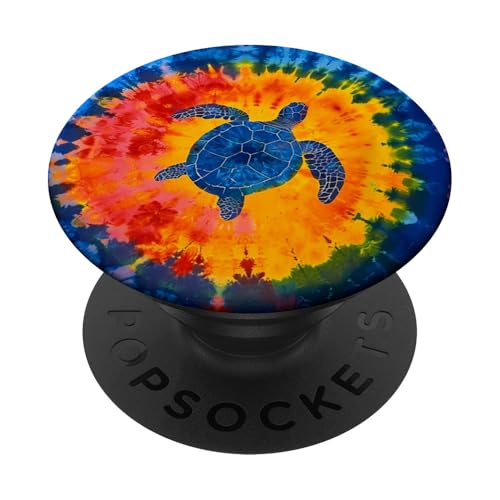 Batik-Tortuga mit Meeresschildkröte PopSockets Klebender PopGrip Batik-Tortuga mit Meeresschildkröte PopSockets Klebender PopGrip von Ocean Animals Sea Vacation