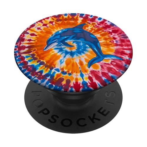 Delfin-Batikfärbung PopSockets Klebender PopGrip Delfin-Batikfärbung PopSockets Klebender PopGrip von Ocean Animals Sea Vacation