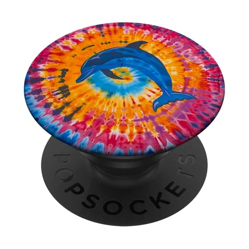 Delfin-Batikfärbung PopSockets Klebender PopGrip Delfin-Batikfärbung PopSockets Klebender PopGrip von Ocean Animals Sea Vacation
