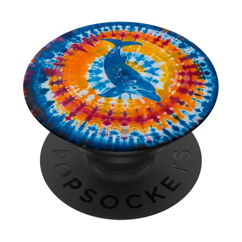 Delfin-Batikfärbung PopSockets Klebender PopGrip Delfin-Batikfärbung PopSockets Klebender PopGrip von Ocean Animals Sea Vacation