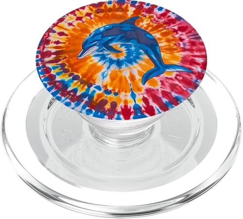 Delfin-Batikfärbung PopSockets PopGrip für MagSafe Delfin-Batikfärbung PopSockets PopGrip für MagSafe von Ocean Animals Sea Vacation