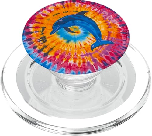 Delfin-Batikfärbung PopSockets PopGrip für MagSafe Delfin-Batikfärbung PopSockets PopGrip für MagSafe von Ocean Animals Sea Vacation