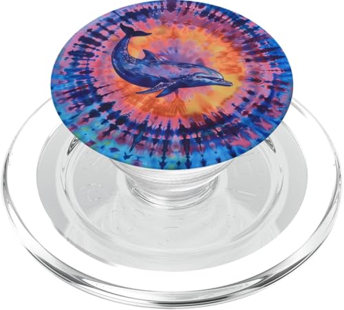 Delfin-Batikfärbung PopSockets PopGrip für MagSafe Delfin-Batikfärbung PopSockets PopGrip für MagSafe von Ocean Animals Sea Vacation