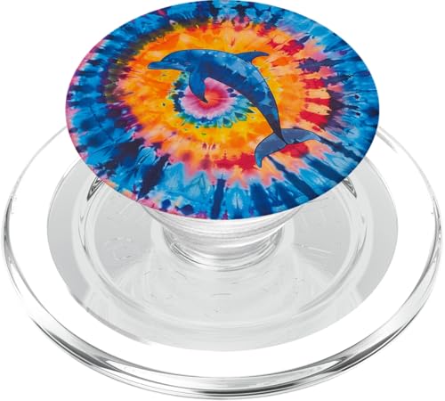 Delfin-Batikfärbung PopSockets PopGrip für MagSafe Delfin-Batikfärbung PopSockets PopGrip für MagSafe von Ocean Animals Sea Vacation