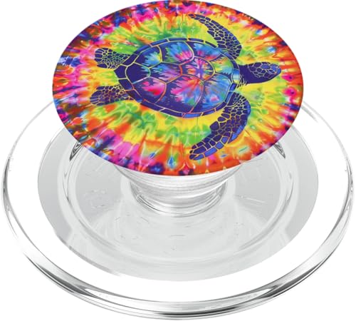 Meeresschildkröte, Batikfärbung PopSockets PopGrip für MagSafe Meeresschildkröte, Batikfärbung PopSockets PopGrip für MagSafe von Ocean Animals Sea Vacation