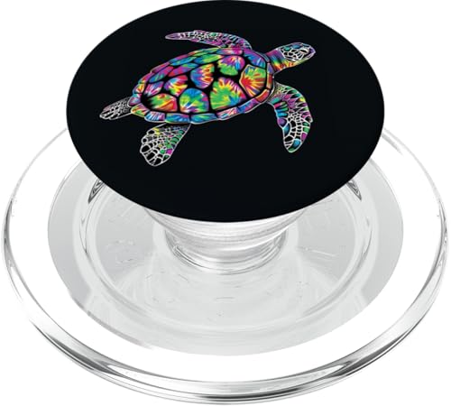 Meeresschildkröte, Batikfärbung PopSockets PopGrip für MagSafe Meeresschildkröte, Batikfärbung PopSockets PopGrip für MagSafe von Ocean Animals Sea Vacation