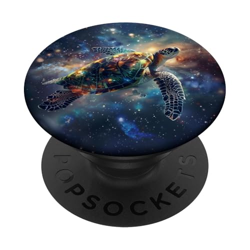 Meeresschildkröte im Weltraum PopSockets Klebender PopGrip Meeresschildkröte im Weltraum PopSockets Klebender PopGrip von Ocean Animals Sea Vacation