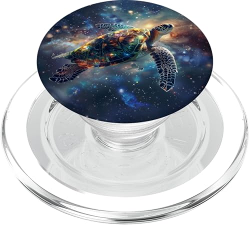Meeresschildkröte im Weltraum PopSockets PopGrip für MagSafe Meeresschildkröte im Weltraum PopSockets PopGrip für MagSafe von Ocean Animals Sea Vacation