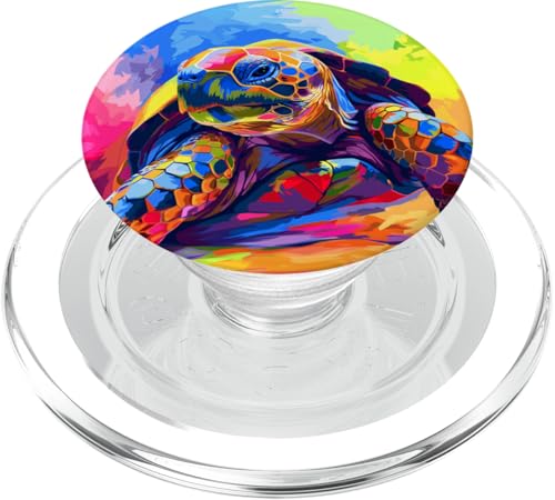 Tie Dye Abstrakte Meeresschildkröte PopSockets PopGrip für MagSafe Tie Dye Abstrakte Meeresschildkröte PopSockets PopGrip für MagSafe von Ocean Animals Sea Vacation