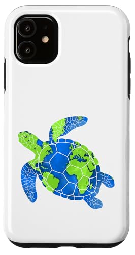 Erdschildkröte Restore Earth 2025 lustige Schildkröte Hülle für iPhone 11 Erdschildkröte Restore Earth 2025 lustige Schildkröte Hülle für iPhone 11 von Ocean Conservation Earth Day Collection