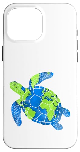 Erdschildkröte Restore Earth 2025 lustige Schildkröte Hülle für iPhone 16 Pro Max Erdschildkröte Restore Earth 2025 lustige Schildkröte Hülle für iPhone 16 Pro Max von Ocean Conservation Earth Day Collection
