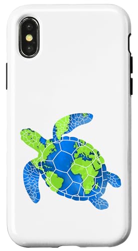 Erdschildkröte Restore Earth 2025 lustige Schildkröte Hülle für iPhone X/XS Erdschildkröte Restore Earth 2025 lustige Schildkröte Hülle für iPhone X/XS von Ocean Conservation Earth Day Collection