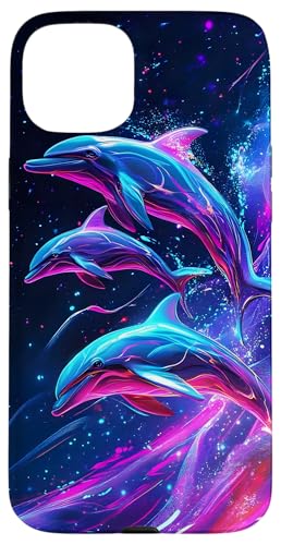 Delphin Ocean Nature Waves Hülle für iPhone 15 Plus Delphin Ocean Nature Waves Hülle für iPhone 15 Plus von Ocean Designs by Dennex