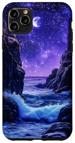 Mondschein, Meereswellen, Nacht, Natur Hülle für iPhone 11 Pro Max Mondschein, Meereswellen, Nacht, Natur Hülle für iPhone 11 Pro Max von Ocean Designs by Dennex