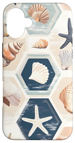 Muschel Seestern Strand Küste Natur Hülle für iPhone 16 Plus Muschel Seestern Strand Küste Natur Hülle für iPhone 16 Plus von Ocean Designs by Dennex