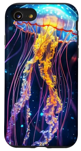 Quallen Ozean Natur Meer Hülle für iPhone SE (2020) / 7 / 8 von Ocean Designs by Dennex