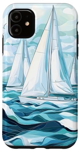 Segeln Ozean Wellen Natur Abenteuer Hülle für iPhone 11 Segeln Ozean Wellen Natur Abenteuer Hülle für iPhone 11 von Ocean Designs by Dennex