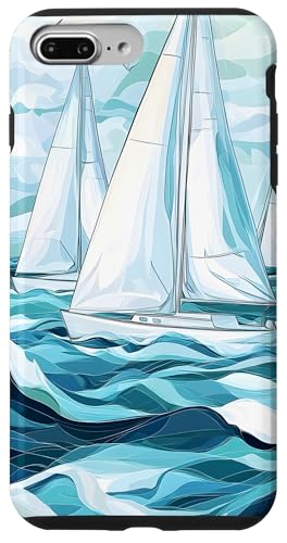 Segeln Ozean Wellen Natur Abenteuer Hülle für iPhone 7 Plus/8 Plus Segeln Ozean Wellen Natur Abenteuer Hülle für iPhone 7 Plus/8 Plus von Ocean Designs by Dennex