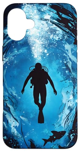 Taucher Ocean Unterwasser Meeresleben Hülle für iPhone 16 Plus Taucher Ocean Unterwasser Meeresleben Hülle für iPhone 16 Plus von Ocean Designs by Dennex