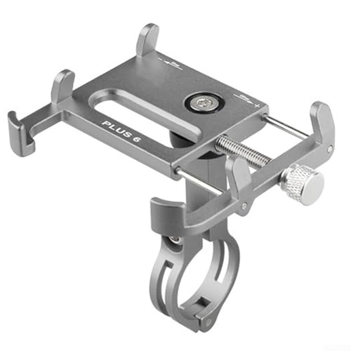Oceanlend Handyhalterung für PLUS 6 mit 360-Grad-Rotation, Diebstahlschutz, sicherer Sitz für Fahrräder und Motorräder, Rahmen aus Aluminiumlegierung (Titan) von Oceanlend