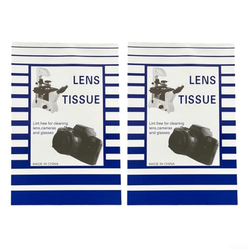 Reinigungspapier für Kameraobjektive, 100 Stück, weiches Material für die sichere Reinigung von optischen Oberflächen Reinigungspapier für Kameraobjektive, 100 Stück, weiches Material für die sichere Reinigung von optischen Oberflächen von Oceanlend