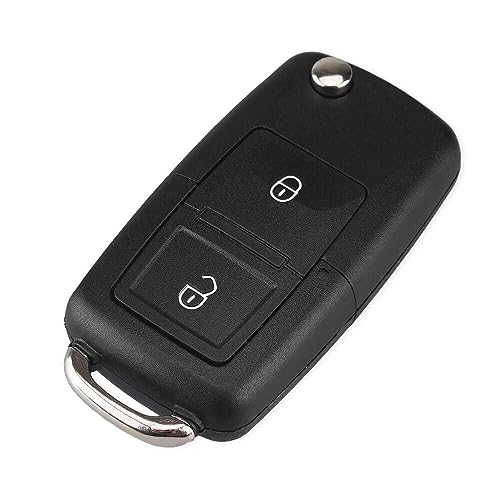 OcioDual 2 Tasten Schlüsselgehäuse Kompatibel mit MK4 Bora Golf 4 5 6 Passat Polo Touran, Gehäuse der Fernbedienung, Autoschlüssel Ersatz Schlüssel, Schlüsselhülle Hülle Schlüsselbox Case von OcioDual