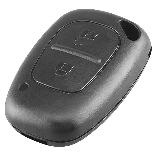 OcioDual 2 Tasten Schlüsselgehäuse Kompatibel mit Renault Nissan Kangoo Opel Vivaro, Gehäuse der Fernbedienung, Autoschlüssel Ersatz Schlüssel, Schlüsselhülle Hülle Schlüsselbox Case von OcioDual