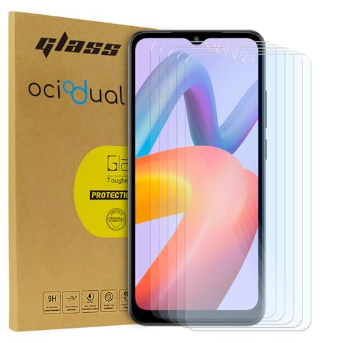 OcioDual 5x Schutzfolie Kompatibel mit XIAOMI Redmi A1 / Redmi A2 9H Glasfolie Gehartetem Glas Folie Premium Kristall Displayschutz Displayschutzfolie 2.5D von OcioDual